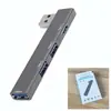 Aleación de aluminio para computadora 3.0 portátil USB multi-interfaz typec estación de acoplamiento de expansión HUB inalámbrico divisor de cable