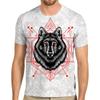 2026 Comércio Exterior Transfronteiriço Amazon Aliexpress Camiseta Casual Personalizada de Gola Redonda Impressa em 3D Roupas Masculinas Europeias e Americanas