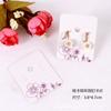 Tarjeta retro para aretes 350g papel Kraft tarjeta etiqueta para empaque de joyería hecha a mano accesorios de joyería DIY