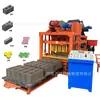 Máquina Multifuncional Qt4-25 Totalmente Automática para Formar Bloques Huecos de Concreto, Máquina para Fabricar Ladrillos de Cemento sin Quema de Un Solo Toque