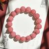 Pulsera de raíz de Bodhi tallada con uva morada para hombre y mujer