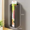 Estante de Almacenamiento Magnético para Refrigerador de Cocina, Bolsa Conservadora de Frescura, Artefacto para Toallas de Papel, Caja de Almacenamiento de Plástico para Envoltura de Alimentos para el Espacio Lateral