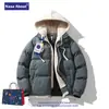 NASA2026 Chaqueta Nueva de Lana de Cordero y Algodón para Hombre, Abrigo de Invierno para Pareja, Chaqueta Gruesa de Algodón Rellena de Plumas y Forrada de Felpa para Hombre