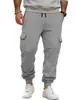 Fábrica europea y americana de Amazon transfronteriza en stock otoño e invierno forrado de forro polar pesado cordón ajustable suelto casual deportivo multibolsillos ropa de trabajo