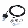 Equipo de fitness de doble cabezal Flying Bird para el hogar y comercial, accesorios de cuerda de alambre de acero, marco de pórtico negro resistente al desgaste
