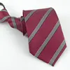 Corbata sin nudo con cremallera Shaoxing Shengzhou Alto Nivel 8CM Hombre 7cm Negocios Vestir Casual Azul Rojo Negro