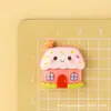 Acessórios de Resina DIY Desenho Animado, Pingentes Fofos Realistas de Parque de Diversões, Presilhas de Cabelo Criativas com Cola de Chantilly, Decorações para Capa de Celular