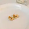 Pendientes de Aro Dorados con Zirconia Plateada Triturada Aguja de Plata Lujo Ligero Pendientes de Gama Alta Diseño de Pendientes Transfronterizos Europeos y Americanos Nicho