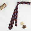 Nudo Cuello de Mujer Uniforme a Cuadros Uniforme Escolar Estilo Universitario Japonés Corbata JK Cuello Corbata Lazo Camisa de Chica Corbata Pequeña
