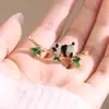 Broche Lindo de Panda Estilo Chino Corsage de Gama Alta para Hombres y Mujeres Pin con Significado de Ascenso Hebilla Ligera Antideslizante Decoración