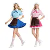 Kanae Kaname Traje de Empregada Fantasia Cosplay Garota Mágica Cosplay Fantasia de Palco 2D Anime Francês Transfronteiriço