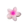 Presilha de Cabelo Shark de Alta Qualidade com Cor Gradiente Doce e Flor Plumeria Presilha de Cabelo Presilha de Temperamento para Mulheres