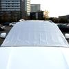 Cinta plateada de 170T/190T para nieve, cubierta para parabrisas de coche, protección magnética para nieve, protección solar con imán antirrobo