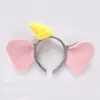 Tiara da Judy Headband Disney Headwear Infantil Parque de Diversões Coelho Chapéu de Policial Grampo de Cabelo Acessórios de Cabelo Periféricos Fofo para Meninas