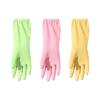 Guantes para Lavar Platos para Mujer Cocina Tareas Domésticas Limpieza Engrosados Forro Polar Duraderos Ropa para Lavar Platos PVC Impermeable Guantes para el Hogar