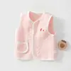 Chaleco para Bebé para Primavera y Otoño, Chaleco Cálido Acolchado Clase A, Ropa Exterior Gruesa de Tres Capas sin Mangas, Chaleco Versátil y Elegante para Niños