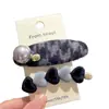 Pasador con Forma de Corazón, Estilo Coreano, Suave y Delicado, Pinza BB de Perla, Pinza Lateral de Ambiente Azul, Pinza de Pato Accesorio para el Cabello ~ Una Pieza
