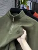 Moletom de gola alta meia-manga mais vendido para homens plus size, top casual moderno e quente de manga comprida, camada base
