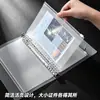 Bolsa de armazenamento premium em PVC, bolsa para documentos A4, bolsa com zíper para fichário de 6 furos multi-especificação, caderneta de recibos B5, caderno A5
