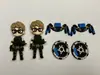 Acessórios Croc Charms para Sapatos Desenho Animado Fofo Urso de Diamante Sprite de Fuligem Cachorro Inominável Sprite de Fuligem Estilo Quente Viral Fivelas de Sapato Atacado