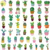 50 adesivos de grafite de flores fofas copo de água celular adesivos decorativos à prova d'água flores criativas adesivos de conta de mão atacado