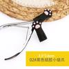 Herramientas para decoración de uñas, nuevas y lindas tijeras de cuero con forma de garra de gato, funda protectora de silicona suave, productos prácticos para decoración de uñas a prueba de caídas.