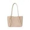 Bolsa de Tecido Casual, Bolsa de Ombro Texturizada para Mulheres, Novo Estilo Verão 2026, Bolsa de Mão Simples e Estilosa, Bolsa de Ombro da Moda