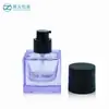 Frasco de Perfume com Borrifador 30ml Frasco Quadrado de Vidro Frasco para Líquido de Base Cosméticos Essência com Fundo Espesso Mini Frasco