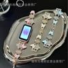 Para Pulsera Huawei 9/8 Correa Pulsera Diamante Mariposa Correa Metálica para Reloj Huawei Glory Libro Rojo Chica