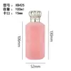 Procesamiento Personalizado de Botellas de Perfume con Terciopelo, Botella Pequeña de Vidrio de 100ml para Sub-embotellado de Perfume, Botella Vacía, Fabricante de Botellas con Atomizador, Tapa