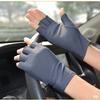 Luvas Femininas de Primavera e Verão Luvas de Spandex Meio Dedo Luvas Elásticas Justas Femininas para Trabalho Luvas Elásticas Meio Dedo para Dirigir e Ciclismo