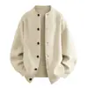 Novo Suéter Leve de Luxo Estilo Old Money Moda Casual Tendência Botão Manga Longa Tricô Masculino Cardigã Masculino Jaqueta Masculina