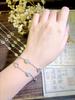 Nuevo Jade Azul Natural Chino Grado A Material Peligroso Pulsera de Calabaza de Agua Moda de Verano para Mujer Pulsera con Incrustaciones de Circonita Pulsera