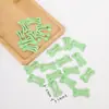 Clips para el pelo de niños con forma de hueso de colores accesorios para el pelo de guardería pasadores para el pelo lindos pasadores de dibujos animados mini accesorios para el pelo de metal pintado