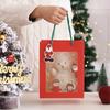 Nueva tarjeta de Navidad Papá Noel caja de regalo embalaje etiqueta decoración ramo de flores fila de pastel
