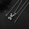 Collar de acero de titanio con forma de oso, colgante de conejo estilo hip hop de moda, Didi Bouncer, suéter personalizado a juego, cadena para suéter, accesorios para mujer