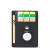 Soporte Protector de Tarjetas de Crédito Antirrobo de Cuero Genuino OEM Amazon con Seguimiento y Posicionamiento Apple airtag Soporte para Tarjetas de Piel de Vaca