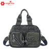 Angelkiss Bolsa de Mano Casual Retro Lavada Multifuncional Gran Capacidad Nicho Hombro Único Cruzada