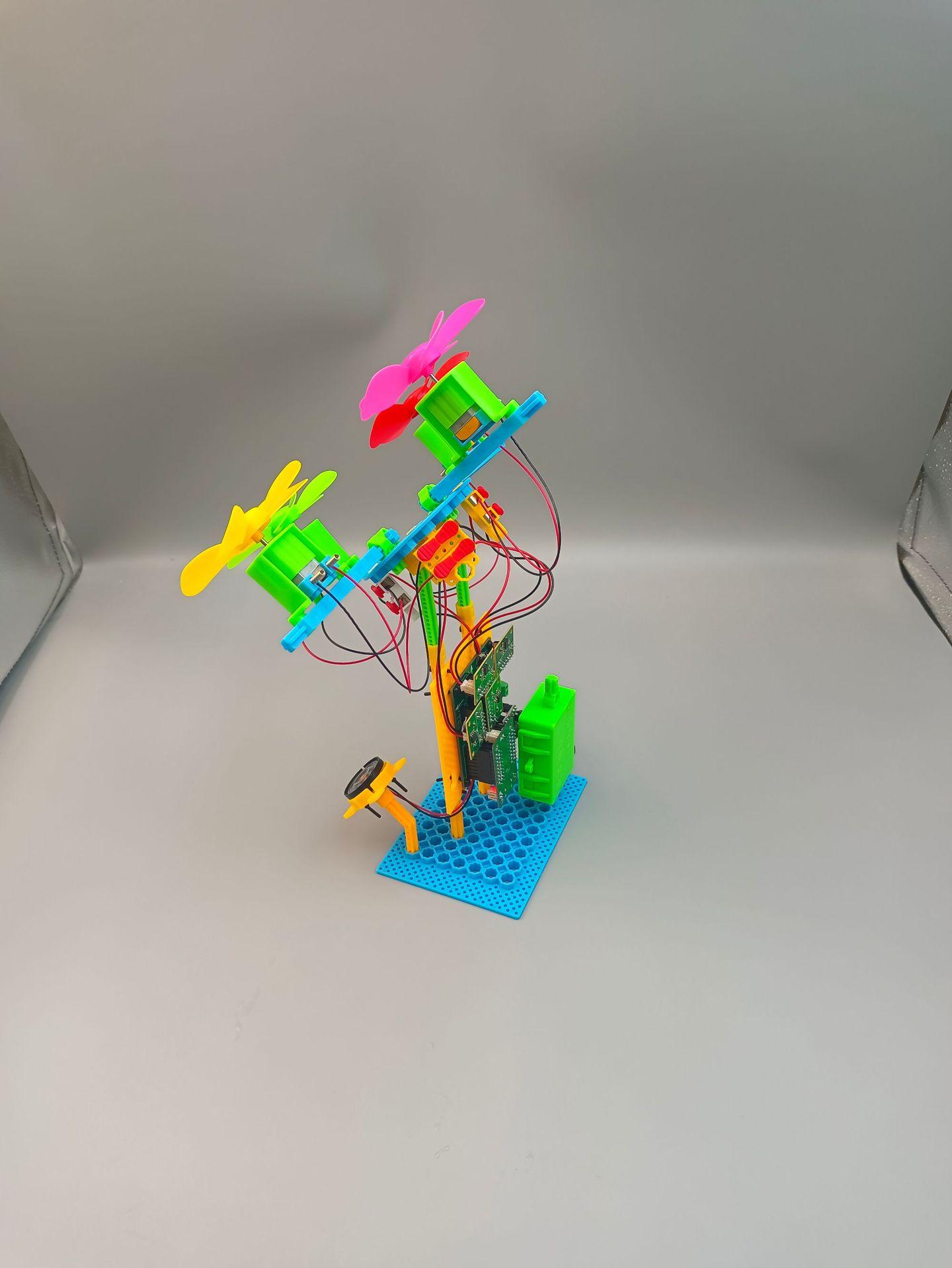 天问四路扇组装图1