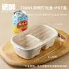 Comercio Electrónico Transfronterizo Caja Desechable para Almuerzo Caja para Empaque de Frutas Caja de Compartimento Único/Doble Ecológica Biodegradable Salida de Primavera Picnic Camping