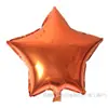 Globo de aluminio de 18 pulgadas con forma de corazón y cinco puntas, ideal para fiestas de cumpleaños, bodas y ceremonias.