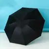 Guarda-chuva dobrável totalmente automático tamanho grande masculino reforçado espessado resistente a vento forte e chuva guarda-sol de uso duplo feminino