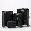 Set de Equipaje de Cabina de PP Exportación 12 pulgadas + 20 pulgadas + 24 pulgadas + 28 pulgadas Maleta de Carrito de Viaje Contraseña Set de Maletas Madre-Hijo