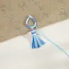 Cielo Estrellado Degradado Tibetano Borla de Algodón Colgante Tallado en Madera Artesanía Colgante Pequeño Colgante para Teléfono Fabricante de Colgantes Pequeños Venta al por Mayor