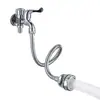 Boquilla de agua adaptador universal extensión extensor acero inoxidable a prueba de salpicaduras presurizada universal aireador de cocina extensor