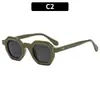 Nuevas Gafas de Sol Polygonales Retro de Moda con Protección Solar para Hombres y Mujeres Gafas de Sol de Personalidad Transfronterizas Europeas y Americanas Gafas de Sol Casuales
