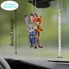 Impresión Plana 2D Animales Locos 2 Imán para Refrigerador Nick Judy Llavero Acrílico Mochila Colgante Lindo