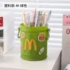 Portalápices Lindo y Creativo con Estética Vintage, Decoración Elegante y Única para Escritorios de Estudiantes y Almacenamiento de Papelería de Oficina
