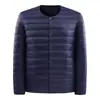 Capa Interior Básica Versátil Cálida Transfronteriza, Chaqueta de Plumas Casual Holgada Bidireccional, Artículo Popular para Transmisión en Vivo