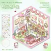Adesivos de Paisagismo para Casa de Sobremesas de Chocolate Yilan 10.0 Cabine Estéreo 3D Manual de DIY Adesivos de Empilhamento em Miniatura